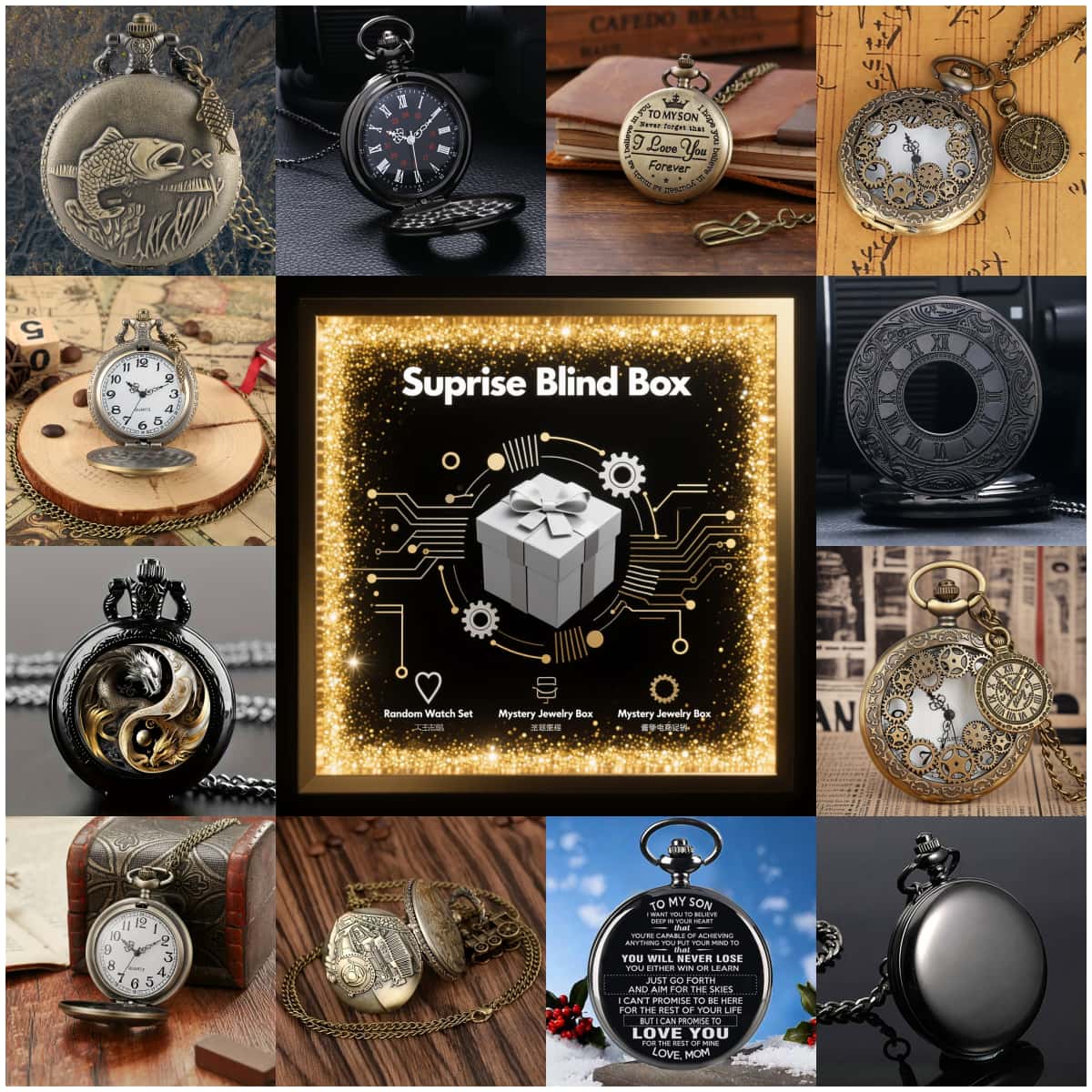 Fashion Women Watches - 1 Adet Sürpriz Gizemli Saat Kör
