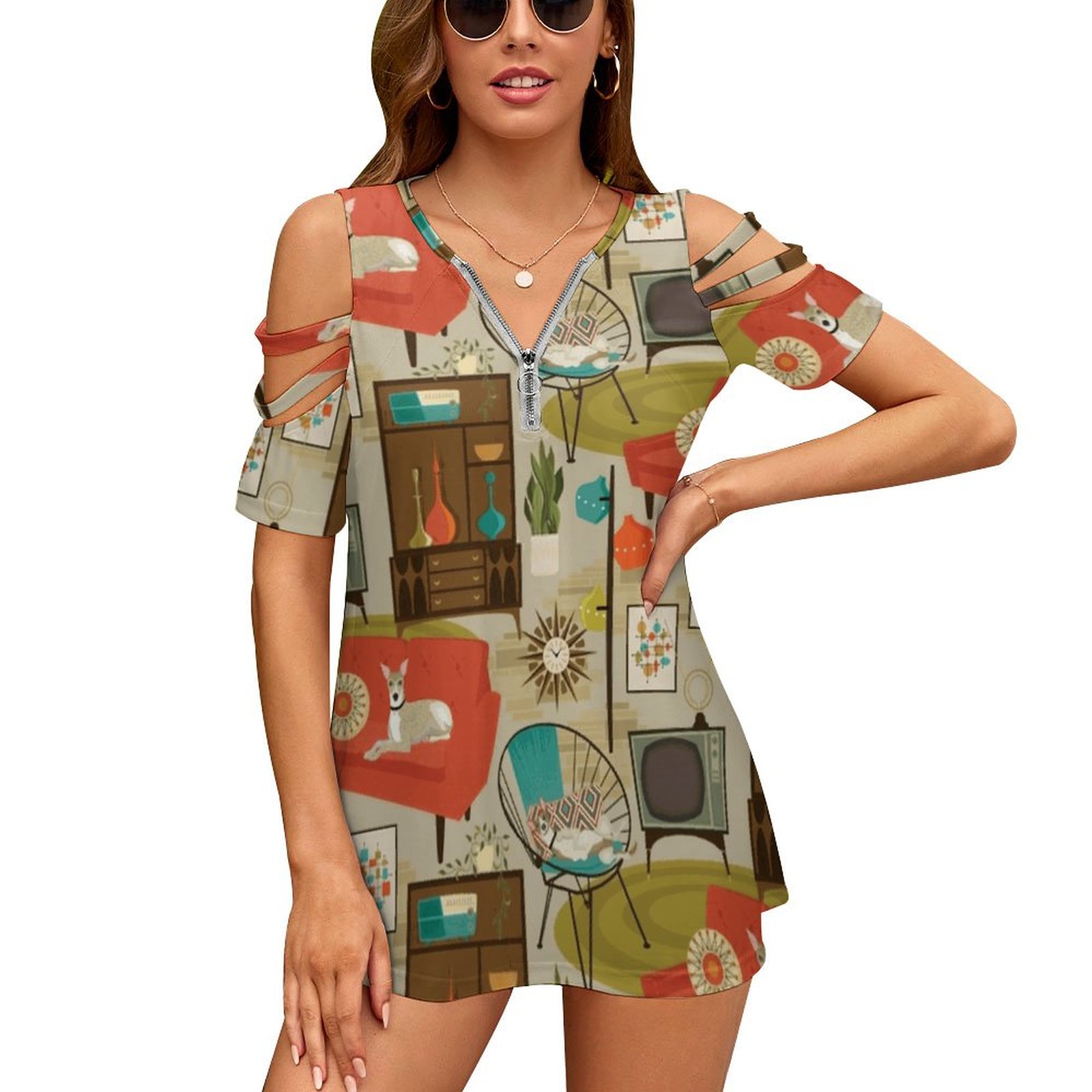 Women'S Fashion In The 1960S - Rec Odası Madness kadın T-Shirt Yaz