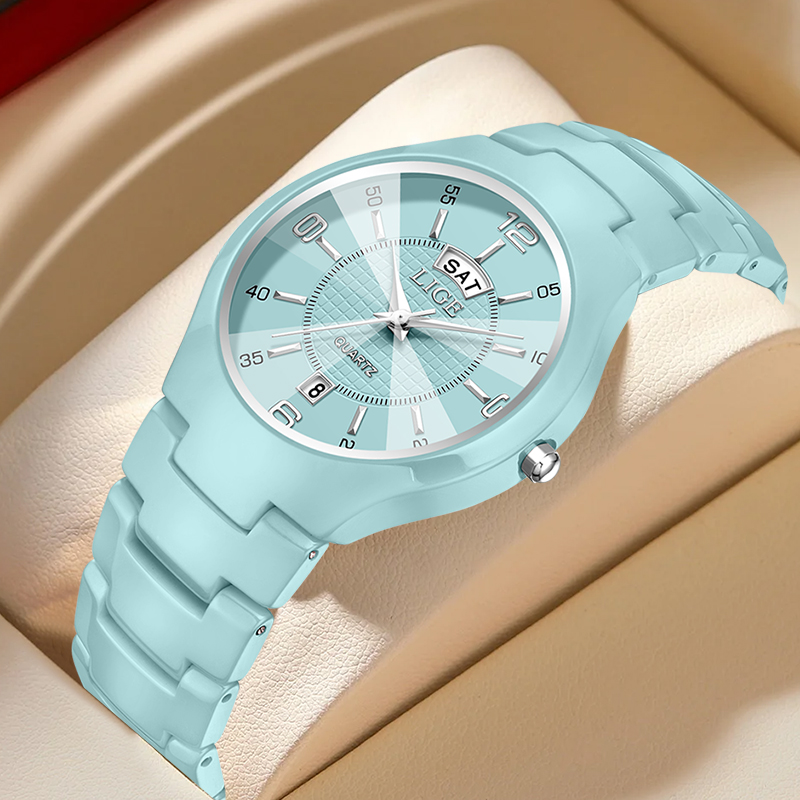Fashion Women Watches - LIGE Lüks Zarif Kuvars Kadın Saatler