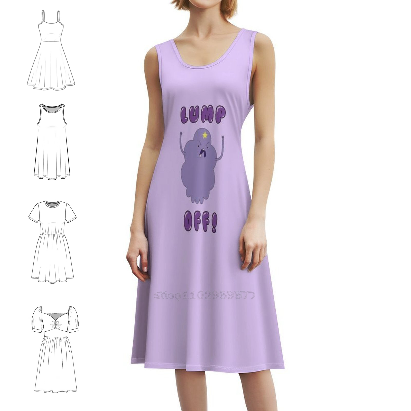 Smocked Dress Women - Küçük bir yığın! Kadınlar İçin Çiçek