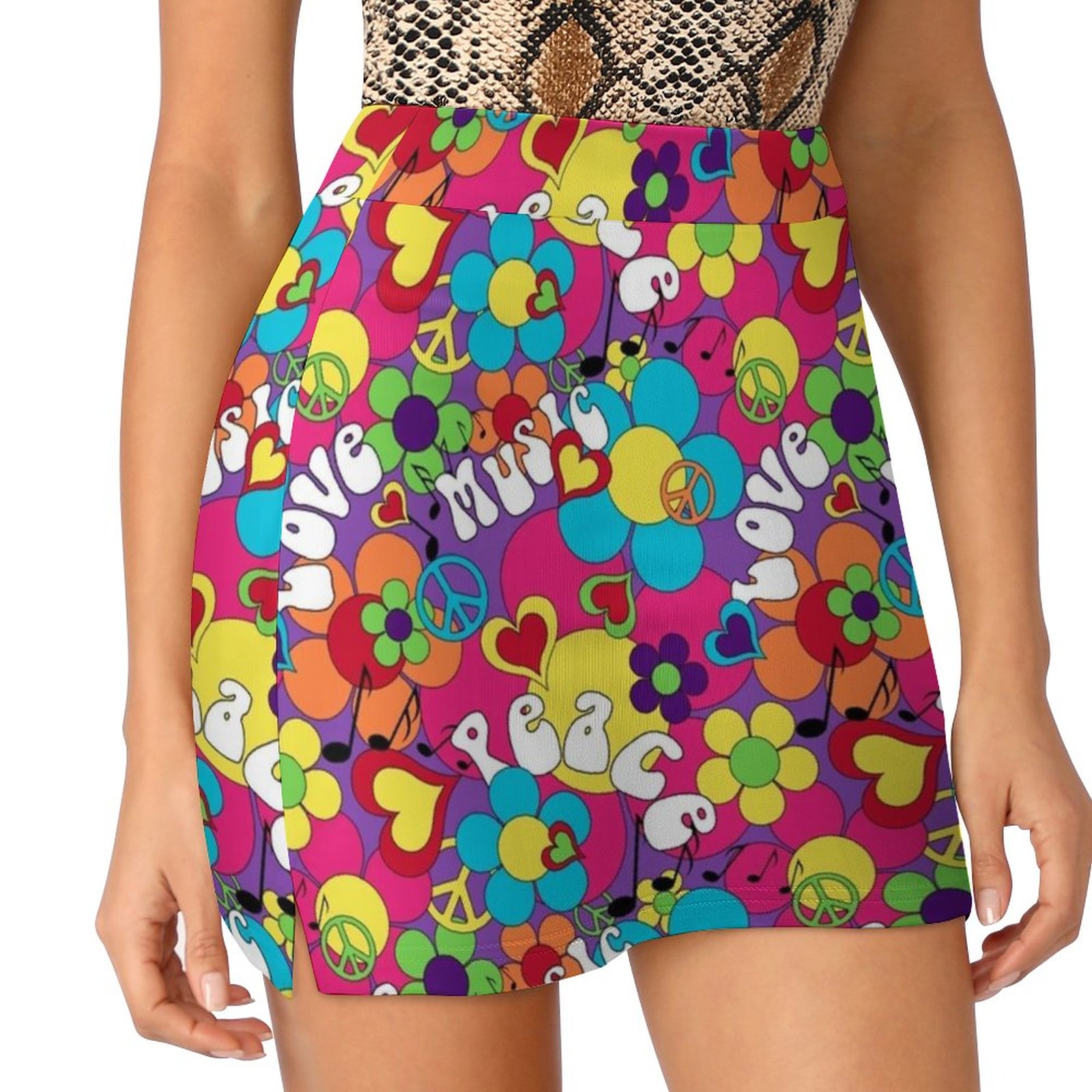 Women'S Fashion In The 1960S - 1960'lar Psychedelic Hippi Renkleri Kadın etek