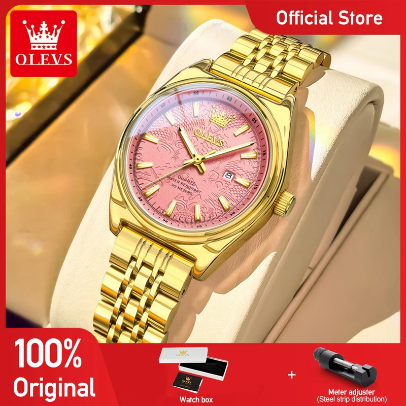 Fashion Women Watches - OLEVS Yeni 3703 Saatler Kadın Zarif