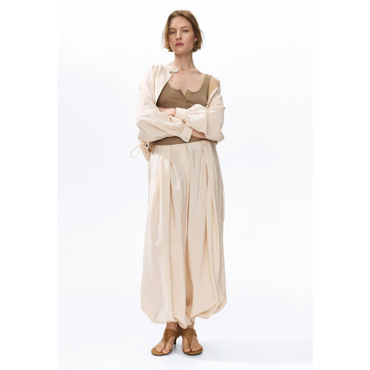 Çin Tarzı Dik Yaka Uzun Kollu  - Women'S Fashion Long Coat incelemesi ve fiyatı
