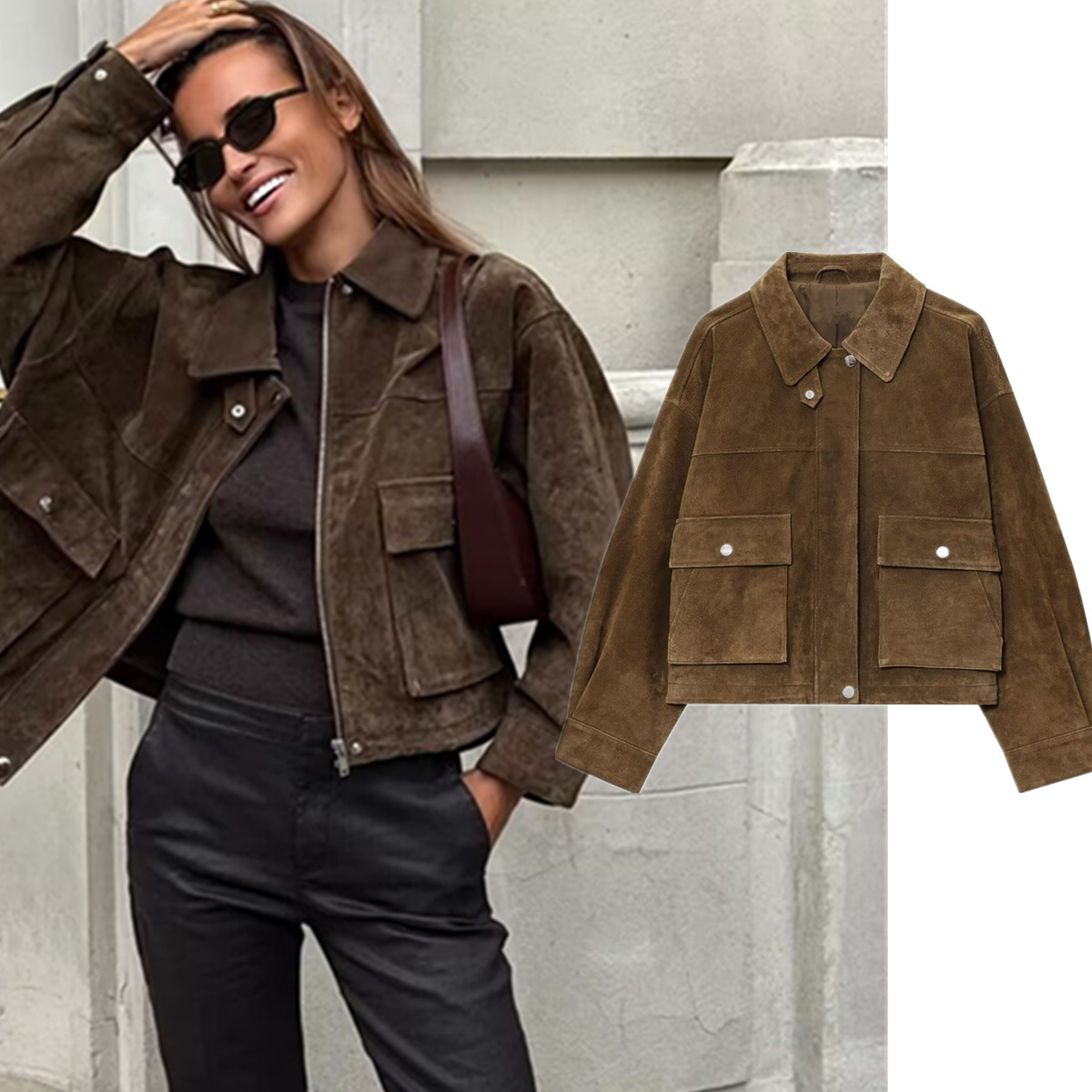 Maxdutti Kış Ceket Minimalist  - Women'S Fashion Bomber Jacket incelemesi ve fiyatı