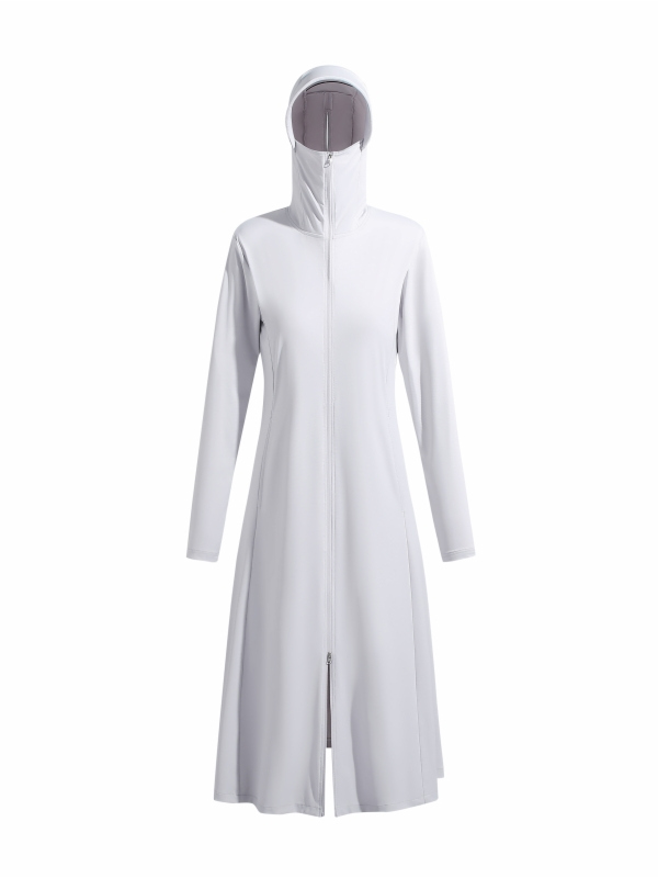 Uzun Hafif Gevşek Buz Ipek UV  - Women'S Fashion Long Coat incelemesi ve fiyatı