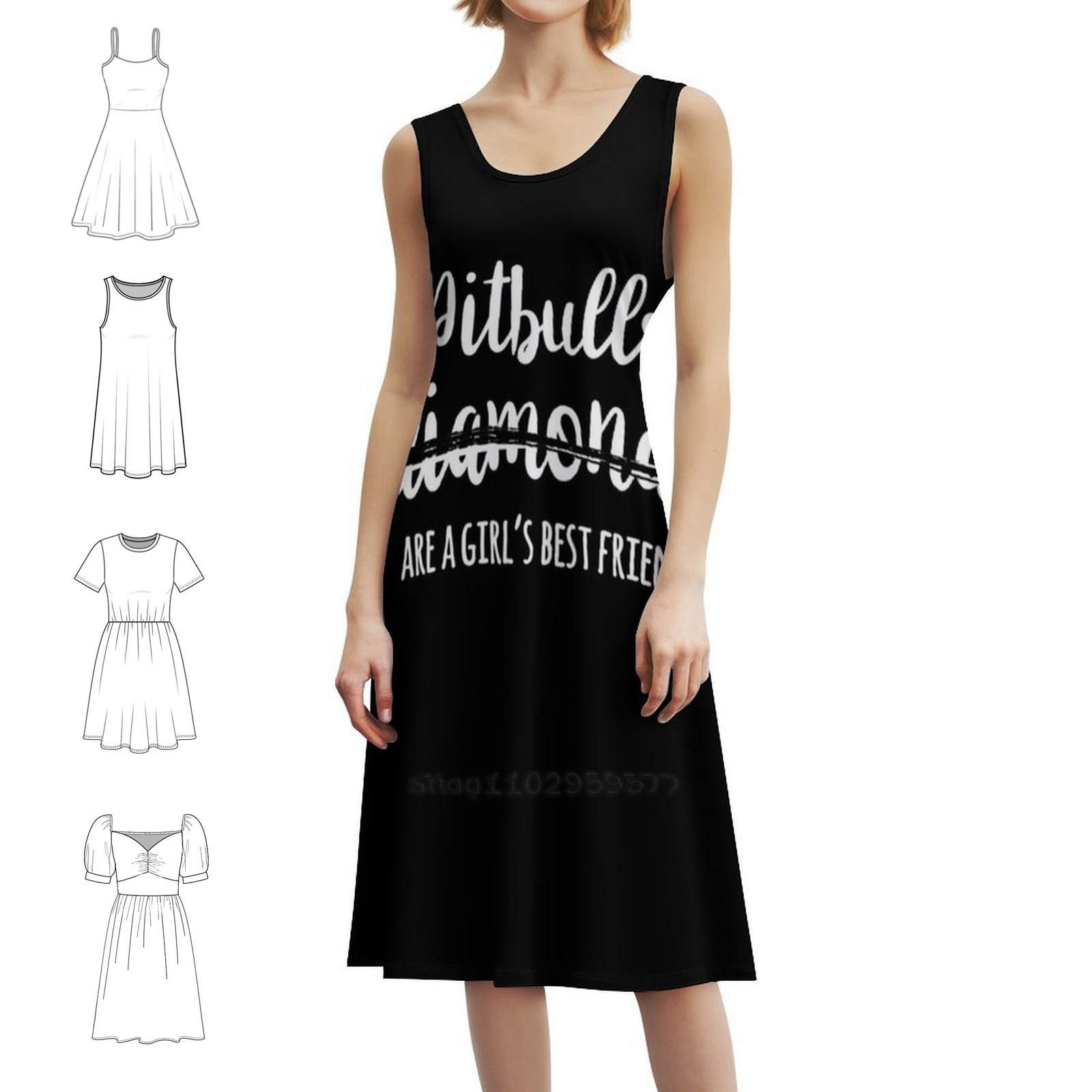 Pitbull'lar Bir Kızın En İyi A - Smocked Dress Women incelemesi ve fiyatı