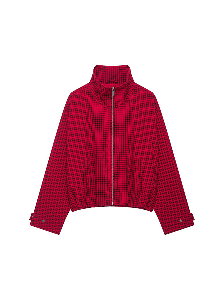 Sonbahar Kadın Ekose Bomber Ce - Women'S Fashion Bomber Jacket incelemesi ve fiyatı