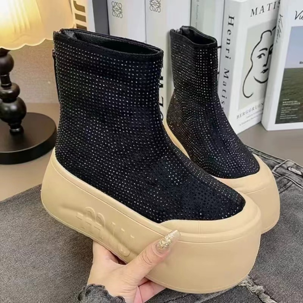 Lüks Taşlı Kadın Botları Moda  - Women'S Fashion Korea incelemesi ve fiyatı