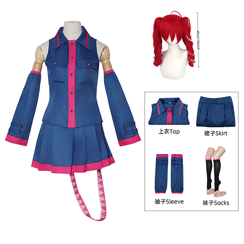 Anime Kasane Teto Cosplay Moda - Women'S Fashion Korea incelemesi ve fiyatı