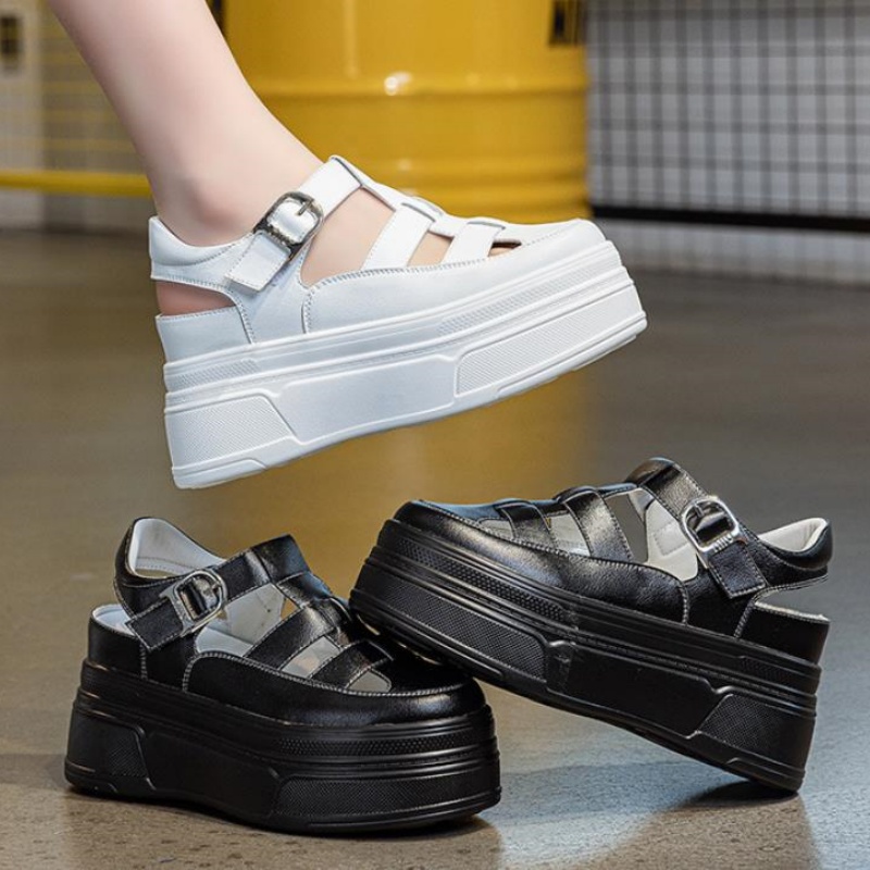 8.5 cm Içi Boş Tam Inek Hakiki - Sneakers Fashion Women incelemesi ve fiyatı