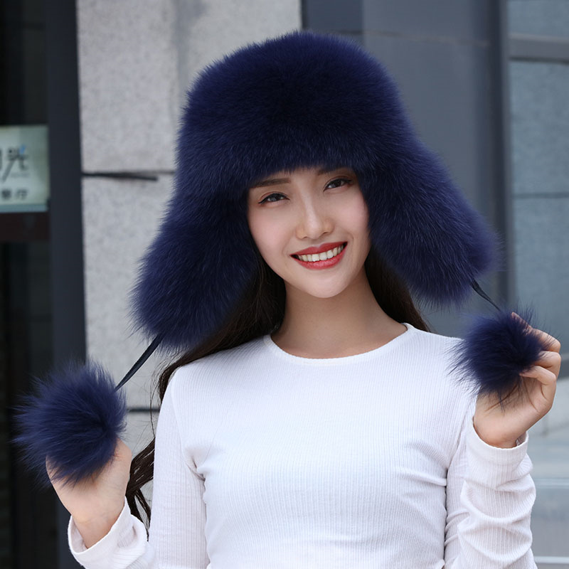 100% gerçek tilki kürk şapkala - Women'S Fashion Bomber Jacket incelemesi ve fiyatı