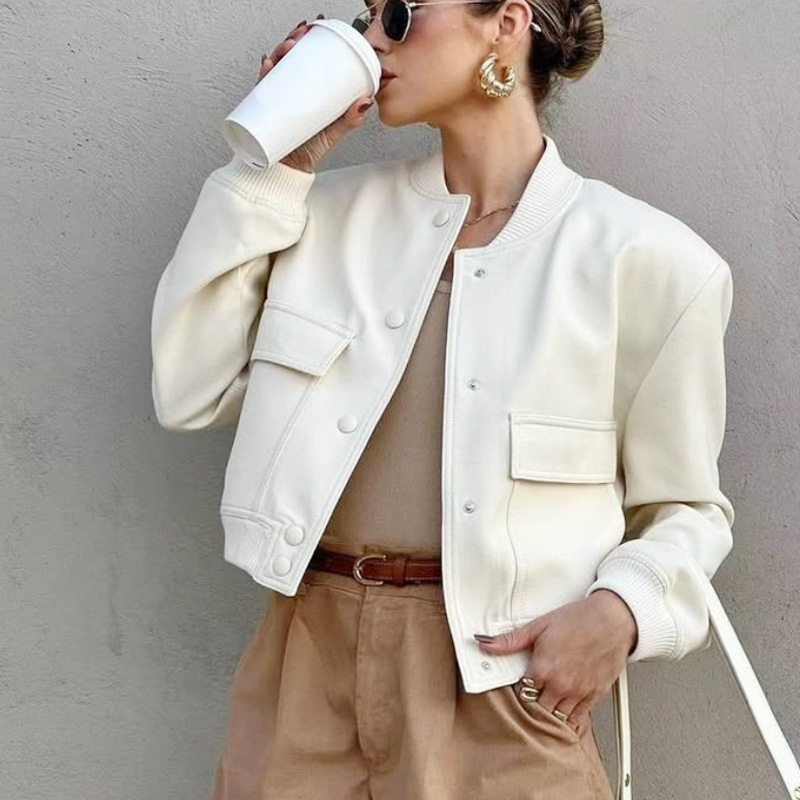 HXAO Kadın Bomber Ceket Kırpıl - Women'S Fashion Bomber Jacket incelemesi ve fiyatı