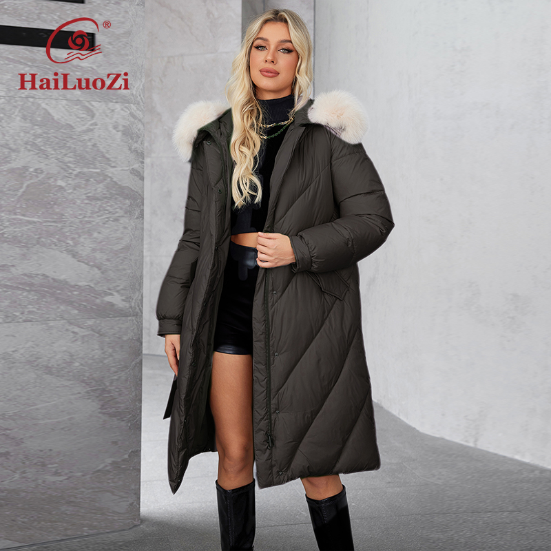 HaiLuoZi 2024 kadın kış artı b - Women'S Fashion Long Coat incelemesi ve fiyatı
