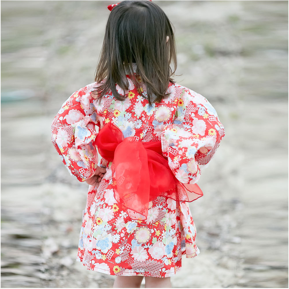 Japon Kimono Elbise Kırmızı Çi - Floral Summer Dress incelemesi ve fiyatı
