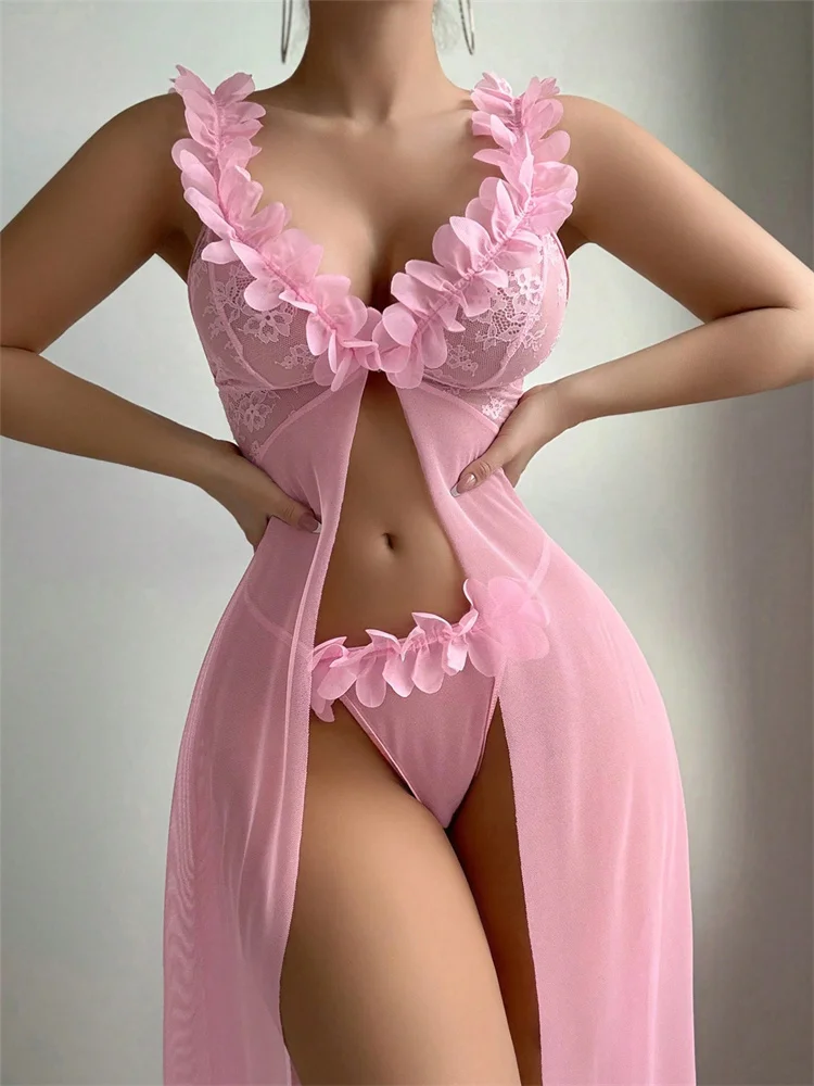 Pembe Çiçekli Seksi Gecelikler - Floral Summer Dress incelemesi ve fiyatı