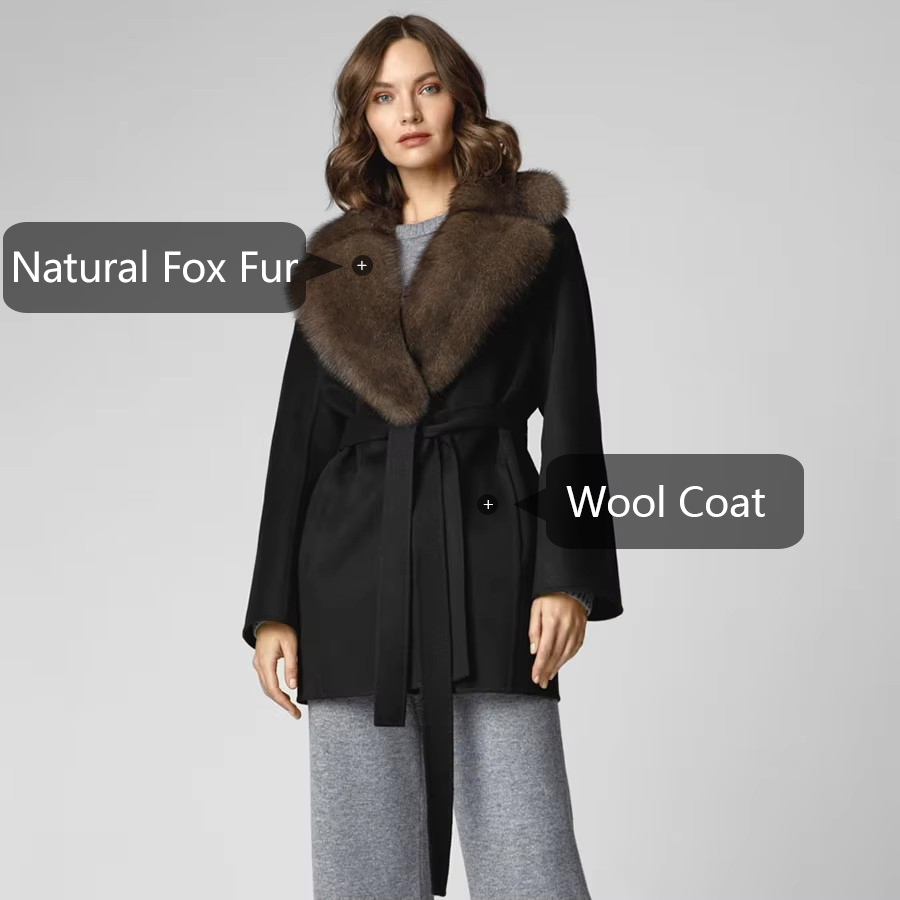 Doğal Tilki Kürkü Ceket, Düşük - Women'S Fashion Bomber Jacket incelemesi ve fiyatı