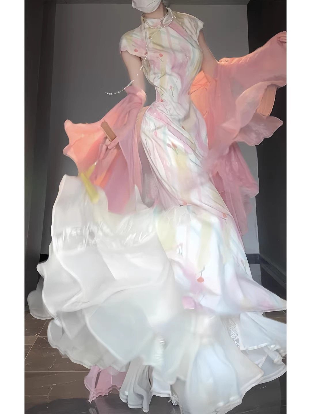 Çin Tarzı Modern Çiçek Desenli - Floral Summer Dress incelemesi ve fiyatı