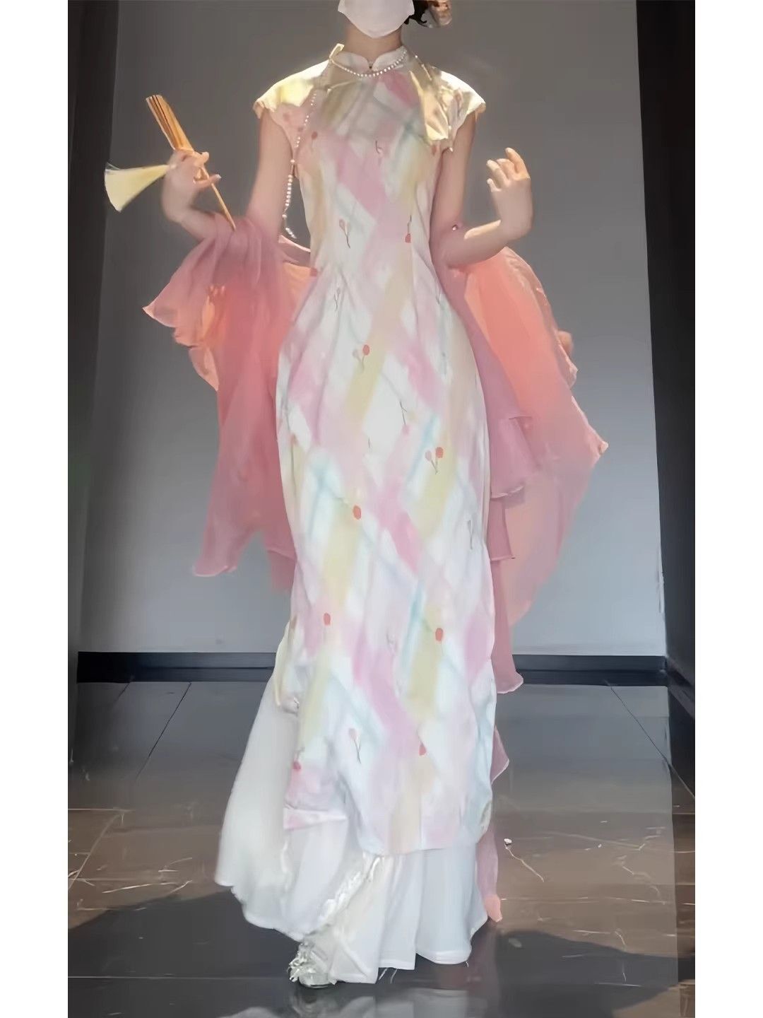 Çin Tarzı Modern Çiçek Desenli - Floral Summer Dress incelemesi ve fiyatı