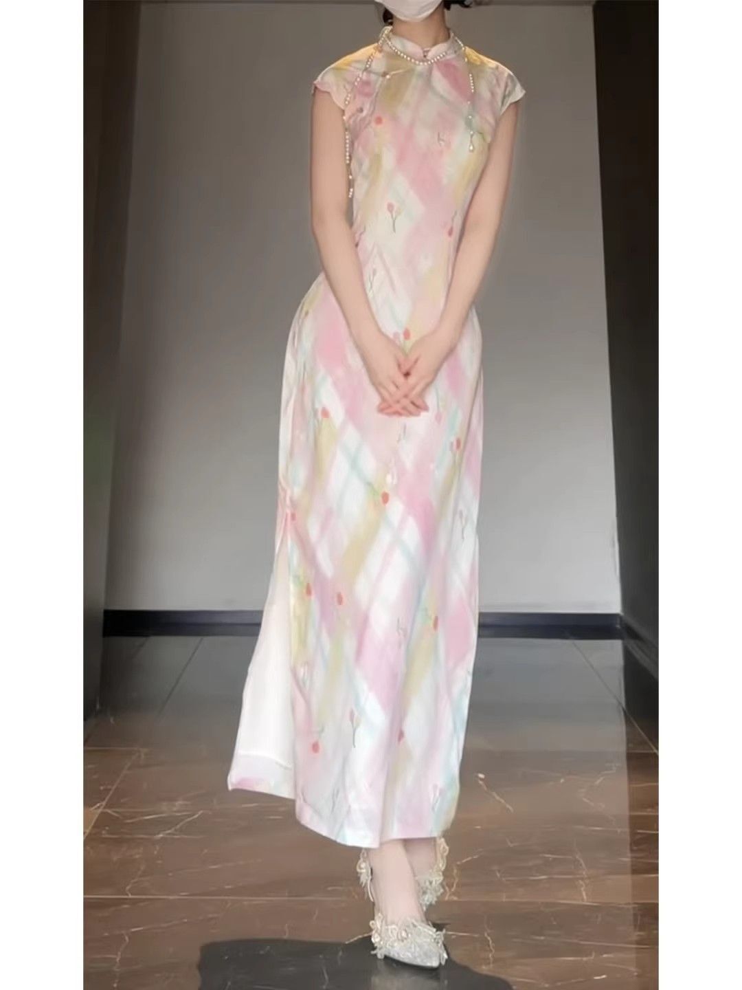 Çin Tarzı Modern Çiçek Desenli - Floral Summer Dress incelemesi ve fiyatı