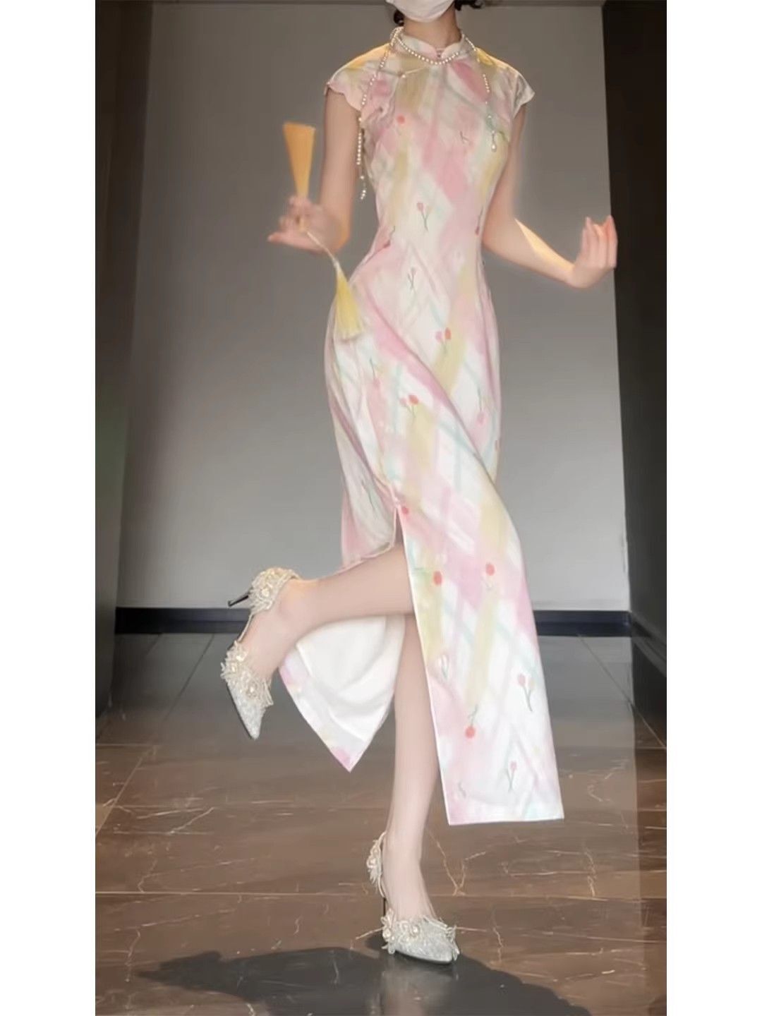 Çin Tarzı Modern Çiçek Desenli - Floral Summer Dress incelemesi ve fiyatı