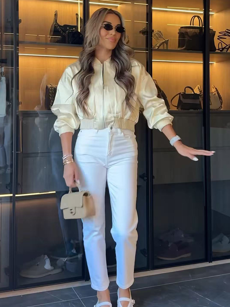 Yeni Kadın Bomber Ceketi Zarif - Women'S Fashion Bomber Jacket incelemesi ve fiyatı